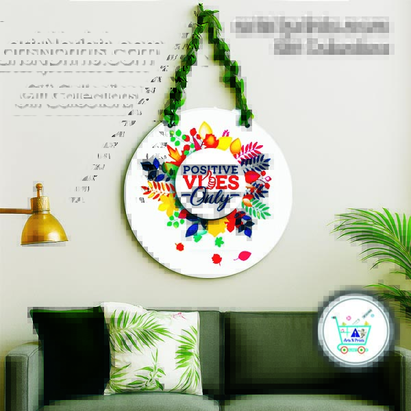 Decorative signage with cultural motifs ideal for gifting and interior styling